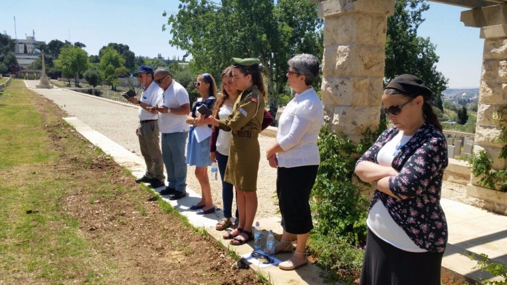 ביוזמת משה יוגב התקיים טקס אזכרה לחיילים יהודים בצבא הבריטי