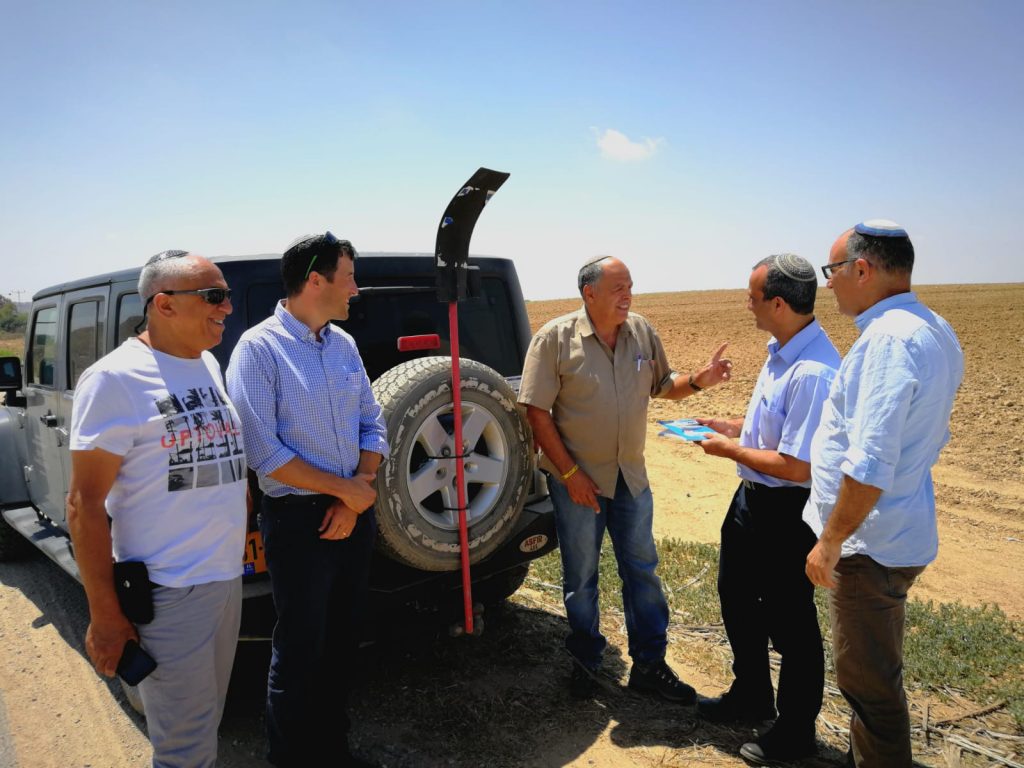 מועצת יש”ע בביקור הזדהות בעוטף עזה הבוקר