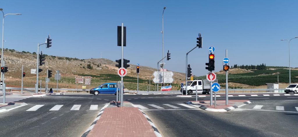 שדרוג כביש 60: רמזורים חדשים בצומת שילה