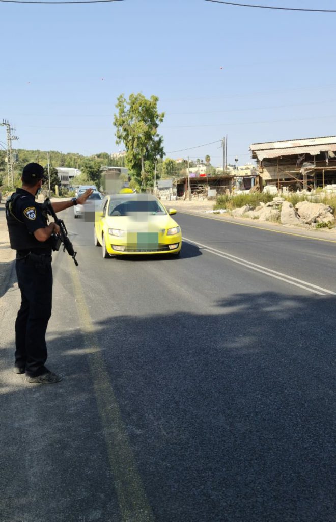 משטרת התנועה ביצעה מבצע אכיפה ממוקד בכבישים אדומים באזור גוש עציון