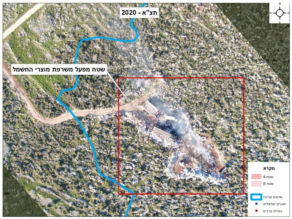 זהירות אוויר רעיל: שריפת הפסולת האלקטרונית מרעילה את אוויר השומרון