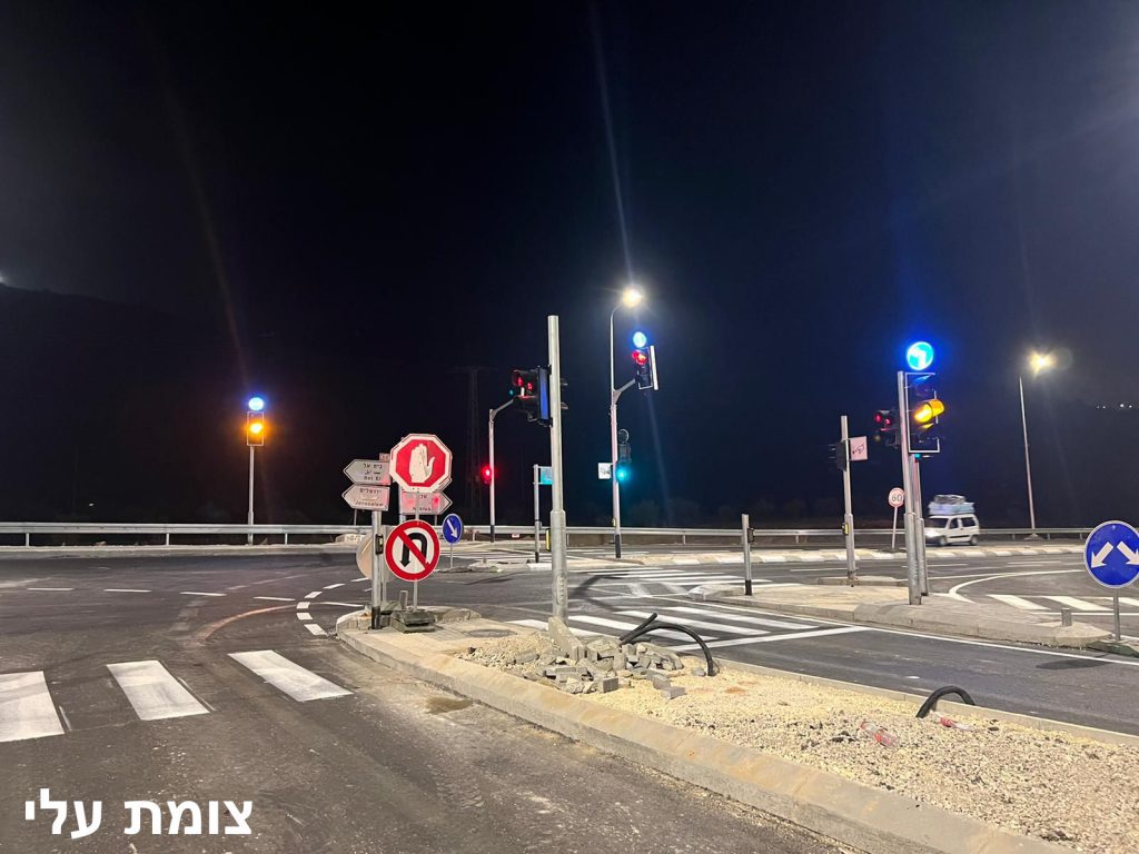 בשבוע האחרון חנך המנהל האזרחי ארבעה צמתים חדשים ביהודה ושומרון