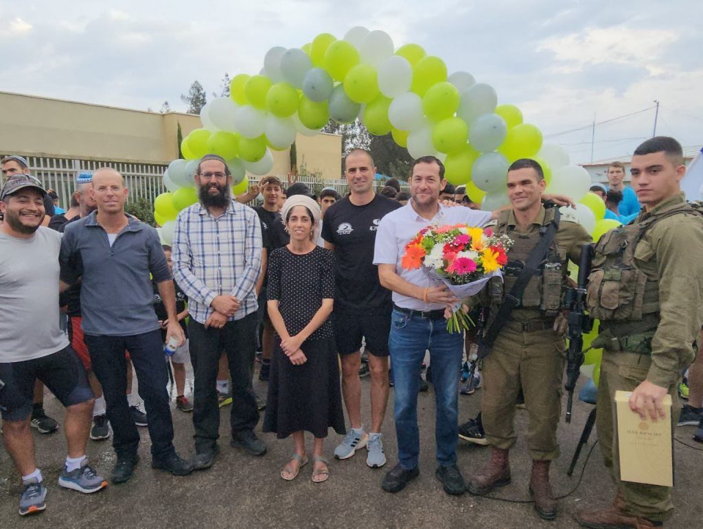 לאחר תקיפת המגד: תושבי גב ההר קיימו אירוע הוקרה למגד במירוץ הנקין