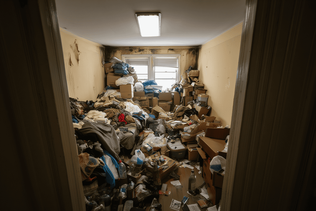 מעבר לעומס החפצים: הסכנה הביולוגית מאחורי דלתות של דירות אגרנים מזוהמות