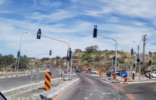 פותחן לפקק: רמזורים בצומת מודיעין עילית